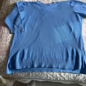 Isaac Mizrahi Sky Blue Crew Neck Sweater